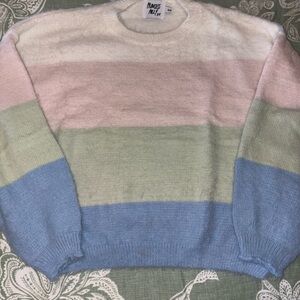 Princess Polly Soft Mohair Pastel Knit Sweater S